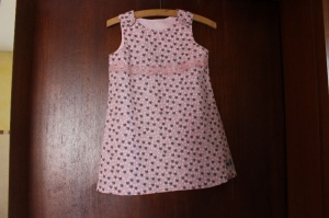 Süßes Baby- und Kinderkleidchen/Tunika *rosa Herzchen* Gr. 68-104 - Handarbeit kaufen