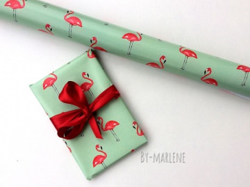 Geschenkpapier Flamingo