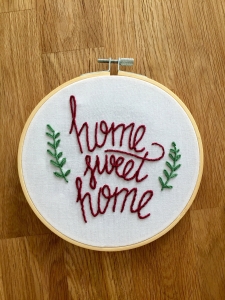 Home sweet Home Stickbild für die Wand