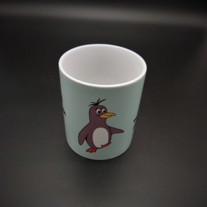 Kaffeetasse aus Keramik Sublimation Motiv Pinguin