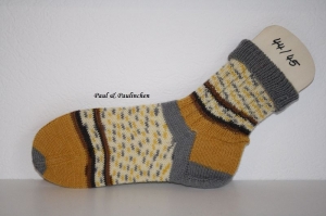  Socken handgestrickt, Größe 44/45, Artikel 4338 Fb.: bunt bei Paul & Paulinchen  