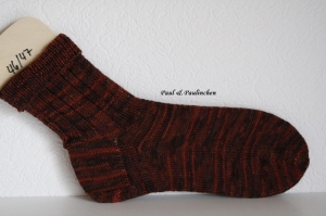  Socken handgestrickt, Größe 46/47, Artikel 4356 Fb.: rot bei Paul & Paulinchen   - Handarbeit kaufen