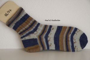  Socken handgestrickt, Größe 46/47, Artikel 4416 Fb.:bunt bei Paul & Paulinchen  - Handarbeit kaufen