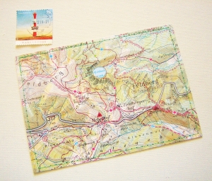 Tolle Postkarte FELDBERG ♥ Schwarzwald *upcycling pur*