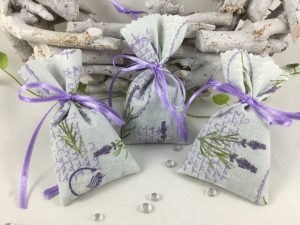 3 hübsche Lavendelsäckchen