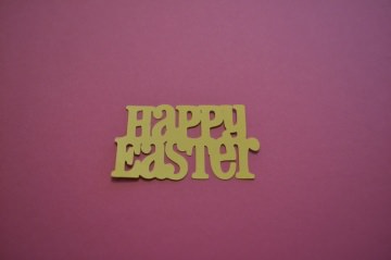 Happy Easter - Schriftzug - Stanzteile