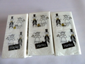 Papiertaschentuch/Motivtaschentuch zur Hochzeit - Handarbeit kaufen