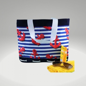 Strandtasche xxl // Badetasche // Anker Tasche //Tragetaschen //Yogatasche//Saunatasche // shopping bag //große Tasche // blaue Tasche // rote Tasche  - Handarbeit kaufen