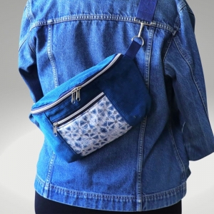 Bauchtasche Cord  Bauchtasche Damen/ blau/ Hip Bag/ Gürteltasche Damen /crossbody bag/ BumBag/crossover bag/blaue Tasche/Cordtasche