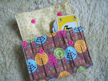 Spielkartentasche, Kartentasche für Erwachsene und Kinder -Bäume