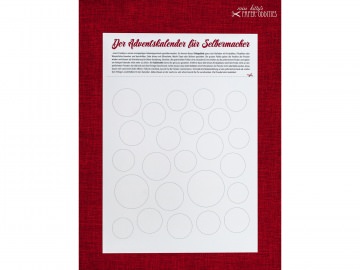 DIY-Adventskalender zum individuellen Gestalten — 03.runde Fenster
