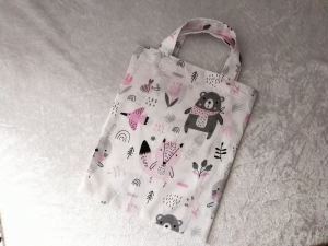 Mini Baumwoll Beutel für Kleinkinder, Einkaufstasche Kinder  - Handarbeit kaufen