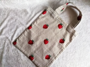 Mini Baumwoll Beutel für Kleinkinder, Einkaufstasche Kinder , Geschenkverpackung     - Handarbeit kaufen