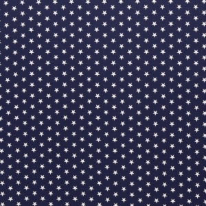 Baumwolle Carrie  Sterne dunkelblau, 0,5  m/150 cm   
