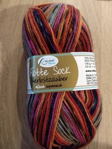 Flotte Socke ,Herbstzauber, 4fach, superwash, Farbe 1264