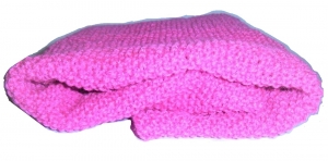  Kinderwagendecke handgestrickt in pink  70 x 55 cm  gestrickt Kuscheldecke handgestrickt