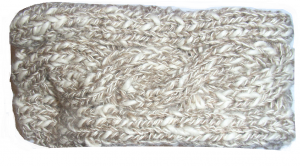 Gestricktes Stirnband  Haarband  KU 38 - 40 cm  knit Handmade headband Ohrwärmer