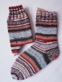 handgestrickte Kindersocken, Regia 3655, verschiedene Größen möglich (Gr. 30/31 - 34/35), aus 6-fädiger Sockenwolle - Handarbeit kaufen