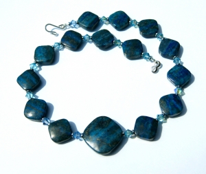 Halskette LAPIS in QUADRATEN mit Swarovski-Elementen elegant 544.181206.175106_2