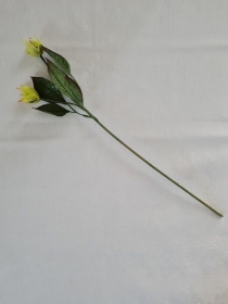 Häkelblumenstiel Christrose 2 Blüten - Handarbeit kaufen