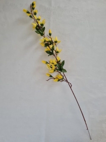 Häkelblumenstiel Forsythie, Länge ca. 50 cm - Handarbeit kaufen