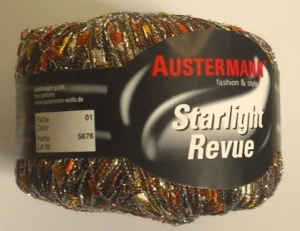 Leitergarn Starlight Revue 01 mandarine-silber - Handarbeit kaufen