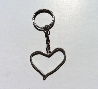 Schlüsselanhänger mit einem großen Herz :) Taschenbaumler * Herz 