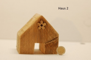 Kleine Holzhäuser ohne Schornstein altes Bauholz, Handarbeit - Handarbeit kaufen