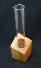 Vase mit Lärchenholz Handarbeit gewachst  - Handarbeit kaufen