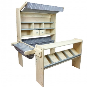 6 Lollies aus Holz für Kaufladen Kaufladenzubehör Deko Kinderzimmer Lutscher 