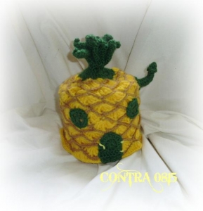 gehäkelt Anananashaus Klopapierhut Ananas crochet Toilettenpapierhut kaufen