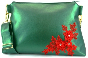 Handtasche ♥ RED ACCENT ♥ Designertasche, Damentasche, Umhängetasche - Handarbeit kaufen