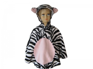 zebra halloween fasching kostüm cape poncho umhang für kleinkinder fellimitat  - Handarbeit kaufen