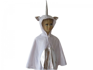 einhorn halloween fasching kostüm cape poncho umhang für kleinkinder fellimitat     - Handarbeit kaufen