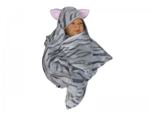 star fleece baby wrap stern schlafsack pucktuch swaddle einschlagdecke wellness fleece         - Handarbeit kaufen