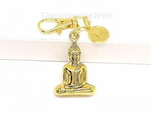 Buddha, personalisiert, Taschenanhänger, Yoga, spirituell - Handarbeit kaufen