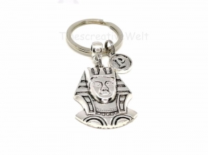Schlüsselanhänger Pharao, Sphinx, personalisiert mit Buchstaben, Auswahl Anzahl Buchstaben - Handarbeit kaufen