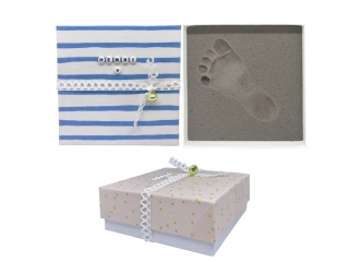 MY MAGIC FOOTPRINT - Baby Fußabdruck Erinnerungsbox - Das einzigartige Baby Geschenk zur Geburt und Taufe