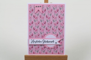Romantische Geburtstagskarte Glückwunschkarte Grußkarte Geburtstag in Handarbeit hergestellt  - Handarbeit kaufen