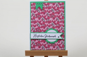 Romantische Geburtstagskarte Glückwunschkarte Grußkarte Geburtstag in Handarbeit hergestellt - Handarbeit kaufen