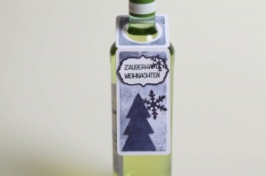 weihnachtlicher Flaschenanhänger Geschenkanhänger für Flaschen  - Handarbeit kaufen