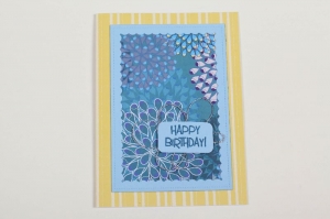 verspielte und romantische Geburtstagskarte Glückwunschkarte in Handarbeit hergestellt - Handarbeit kaufen