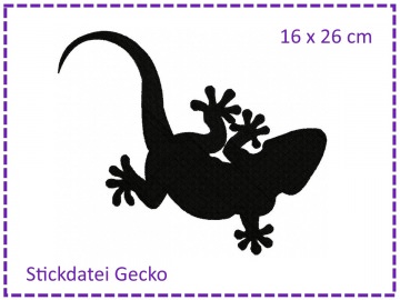 Gecko 16x26 Stickdatei