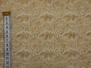 Patchworkstoff mit kleinen Mustern in creme-beige-gold - Handarbeit kaufen