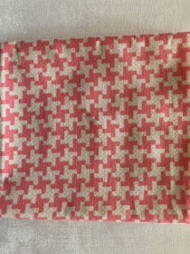 Fat Quarter rosa-weiß kleines Muster - Handarbeit kaufen