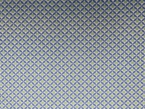 Dekostoff kleinem Muster in blau, grün und weiß - Handarbeit kaufen