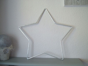 Stern aus Metall - Metallstern - Weihnachtsstern - Ø 40 cm - verzinkt