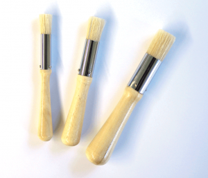  Schablonierpinsel (3er-Set 9, 12, 16 mm) für großzügiges & effektvolles Schablonieren