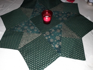 Wunderschöner Weihnachtsset,  Weihnachtsstern. Beidseitig verwendbar,  Gr. ca. 58 cm