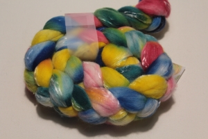 Handgefärbter Kammzug Merino-Tencel Nr. 162 von Farbenspielerei - Handarbeit kaufen